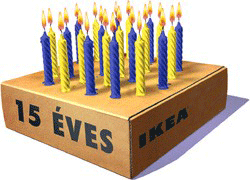 Ikea 15 éves